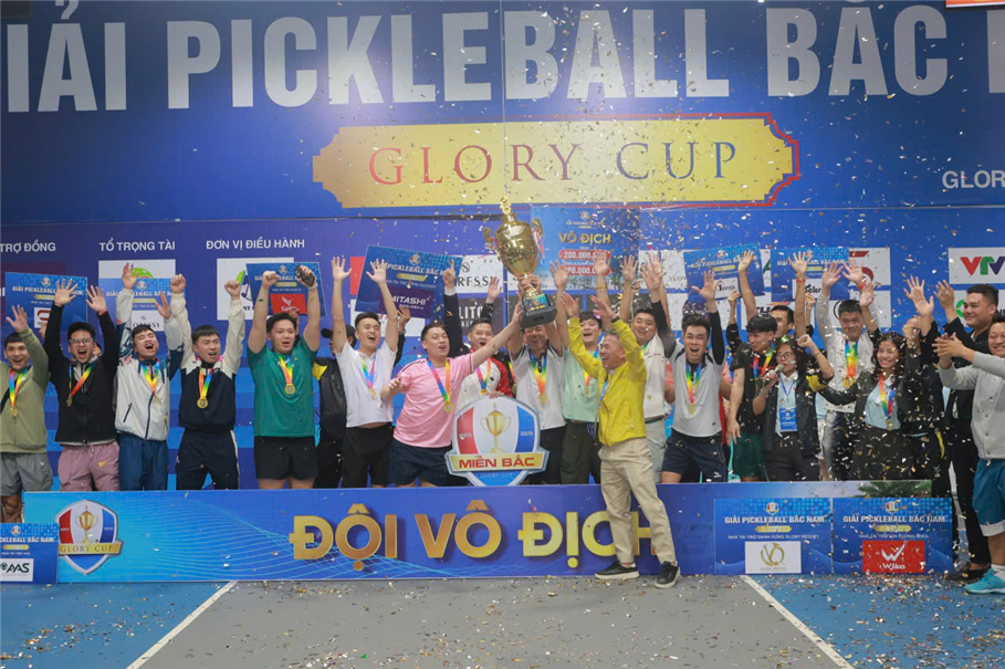 Giải Pickleball Bắc Nam - Glory Cup 2026: Tuyển miền Bắc nghẹt thở giành chiến thắng chung cuộc trước miền Nam